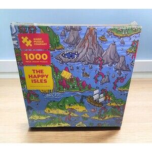 MAGIC Puzzle Company "THE HAPPY ISLES" 1000 Pieces w/ SURPRISE ENDING New Sealed